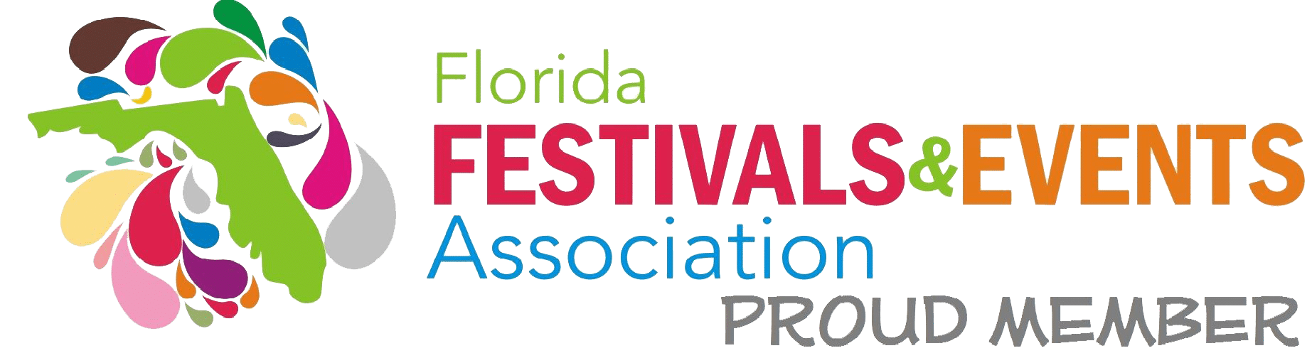 Member of Florida Festivals and Events Association logo badge
